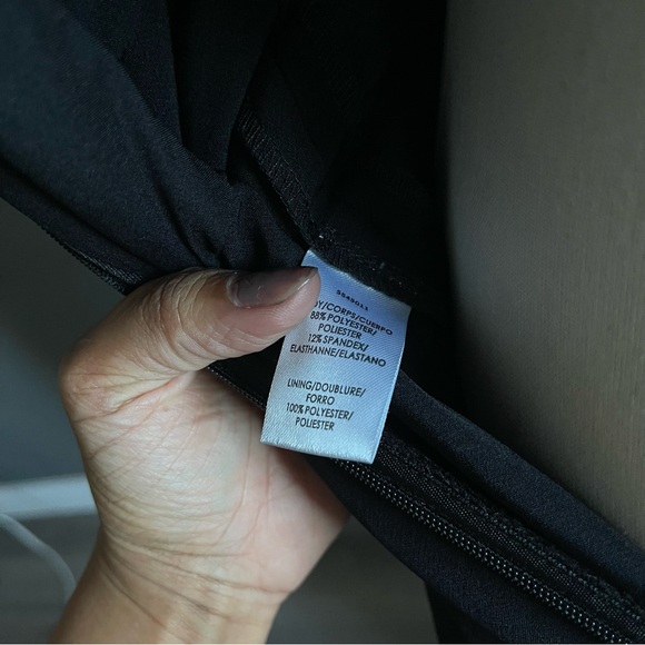 Kay Unger NWT Davina Walk-Thru Jumpsuit | Black Crepe Evening One-Piece (4) - Picture 12 of 12